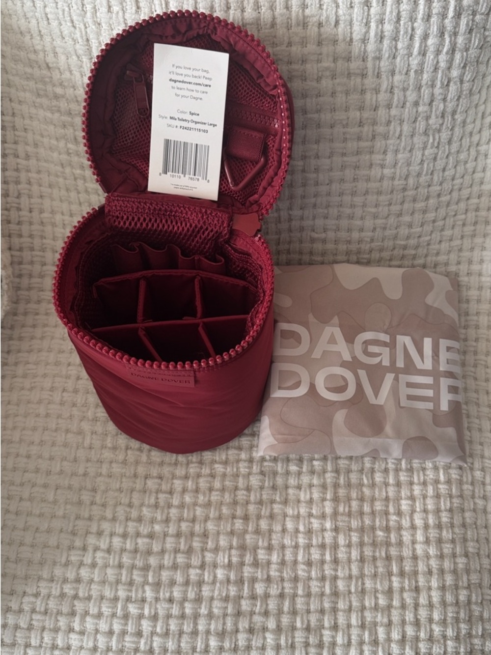 Dagne Dover Large Mila Travel Bag. SPICE COLOR